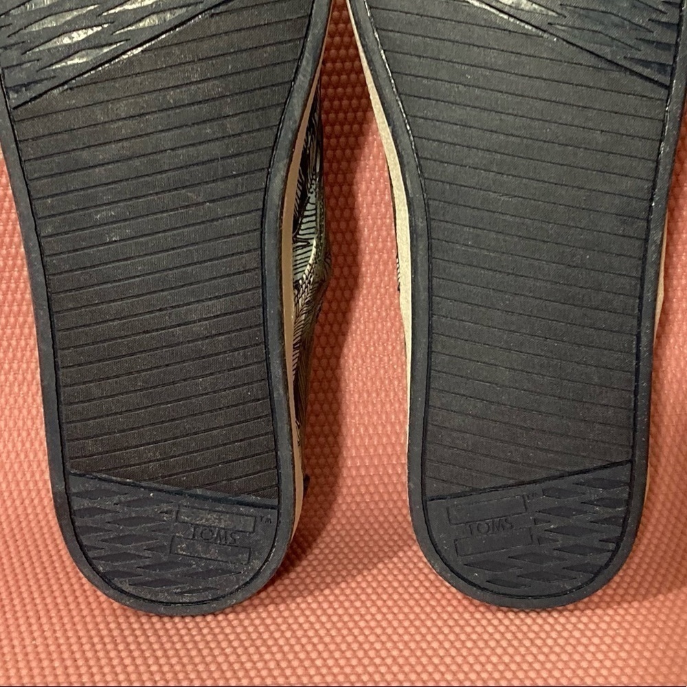 Toms Mens Palm Leaf Pattern Multi Colored Lace Up Casual Sneaker Shoes - Sz 11.5 - Picture 11 of 13